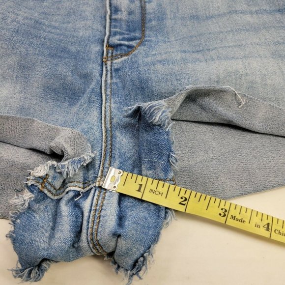 Rewash Shorts 11/30 Blue Denim Mom Vintage Reunion Super High Rise Cuffed Womens - Picture 6 of 7